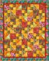 HOBBY HOLIDAYS QUILT KIT - SUNBURST - RED